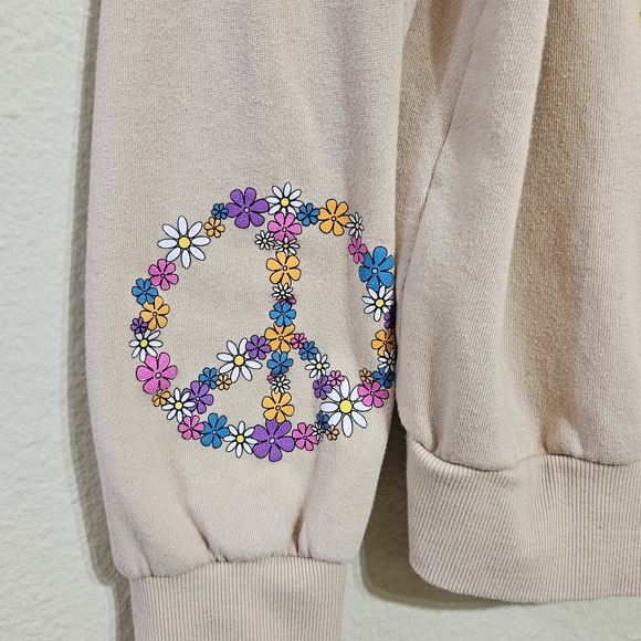 Peanuts Tan Boxy Graphic Sweatshirt - Picture 8 of 14